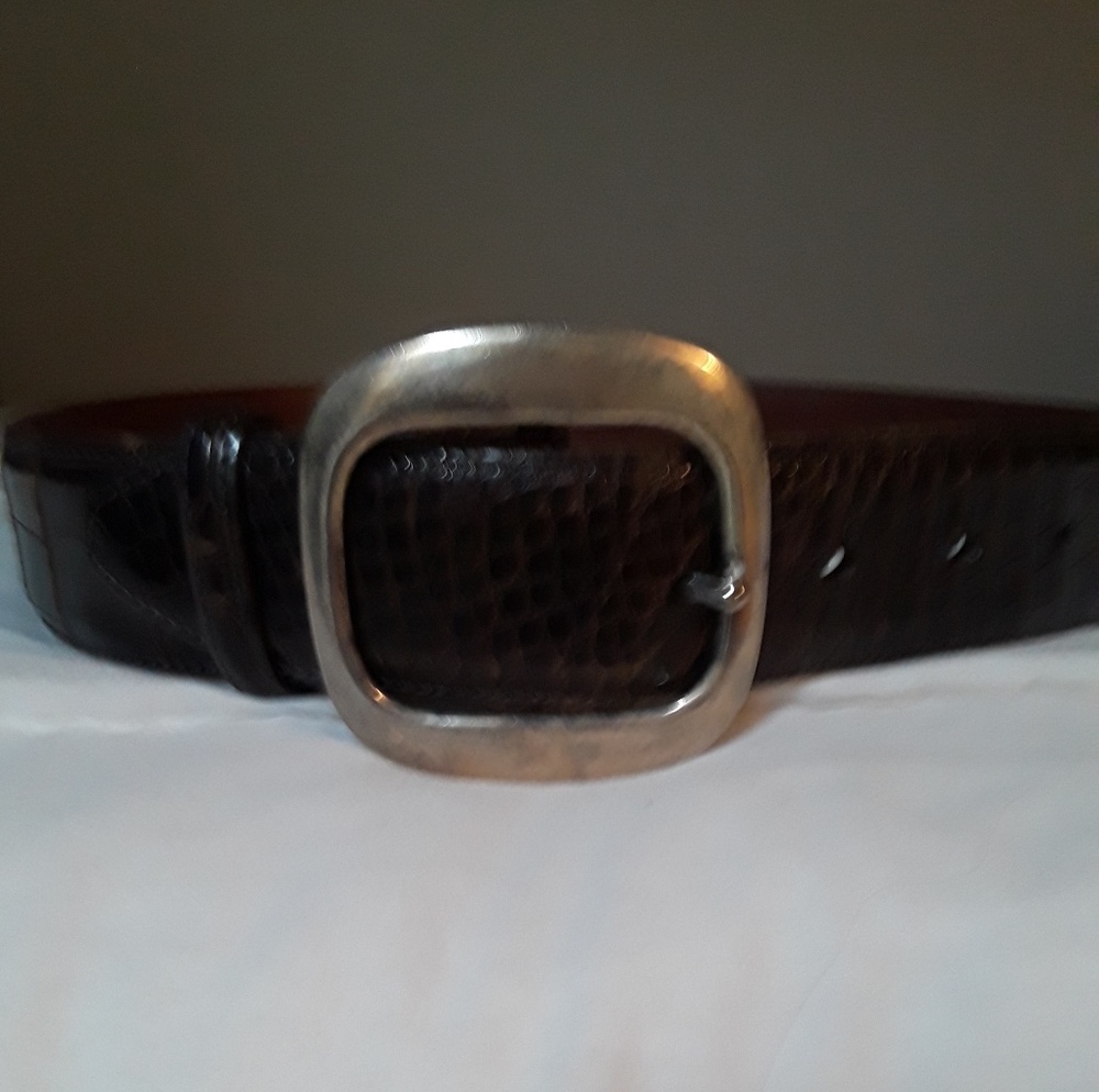 RARE VINTAGE COACH Alligator Belt